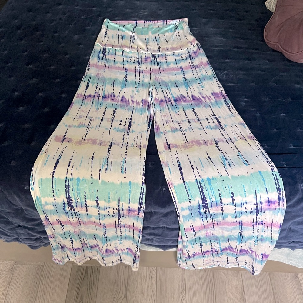 Venus Tye Dye Fold Over Pants
